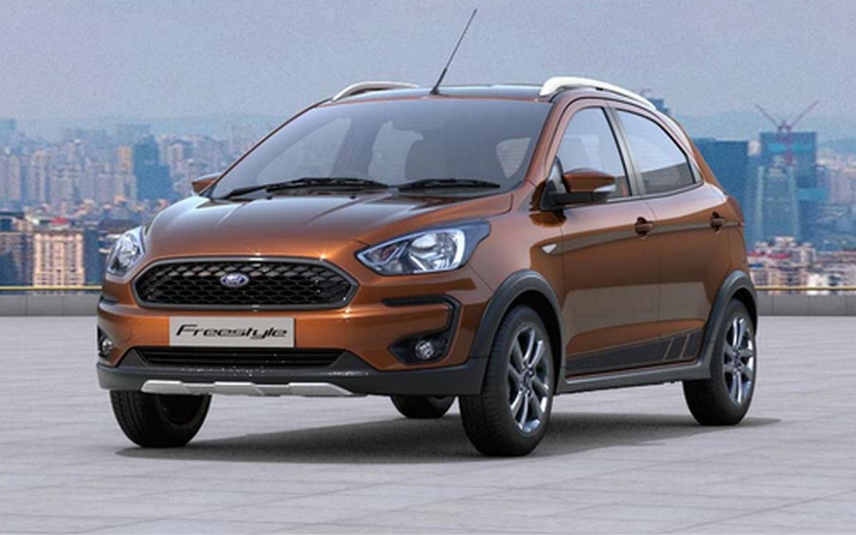 ford cars under 10 lakh - ford freestyle front angle