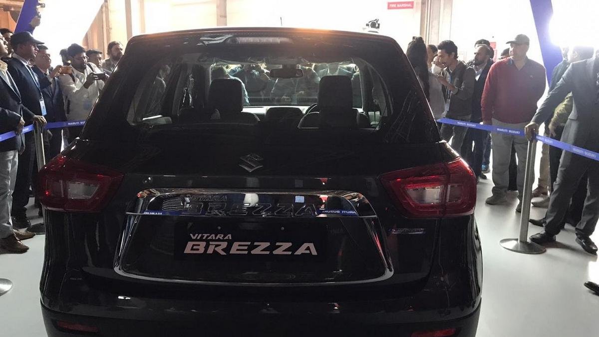 Maruti Brezza facelift revealed at Auto Expo 2020