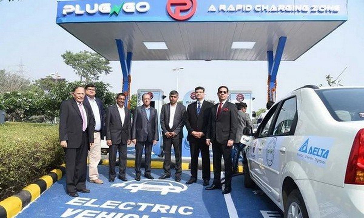 EV Motors India's charging station