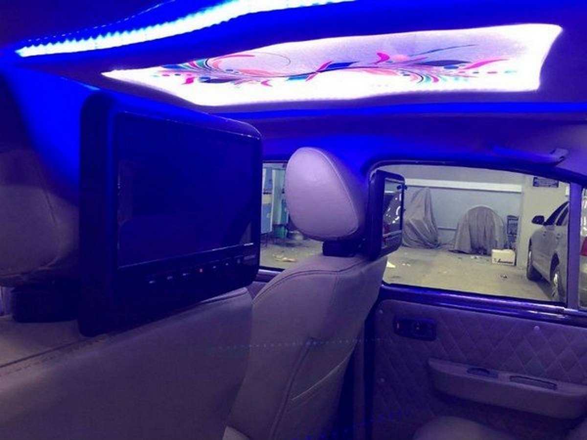 modified Ambassador interior rear seats