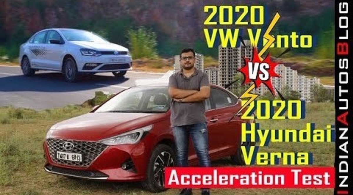 All-New Hyundai Verna IVT Vs Volkswagen Vento TSI Acceleration Test - VIDEO