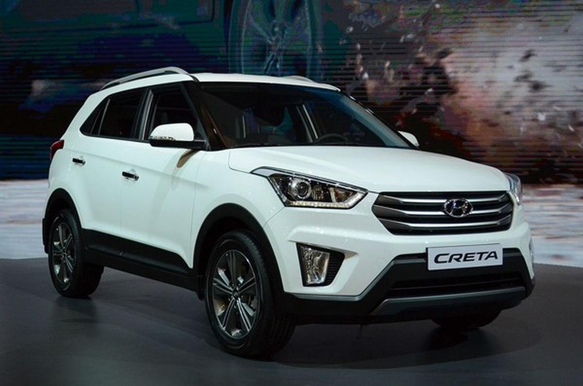 Hyundai Creta 2018 exterior, white colour