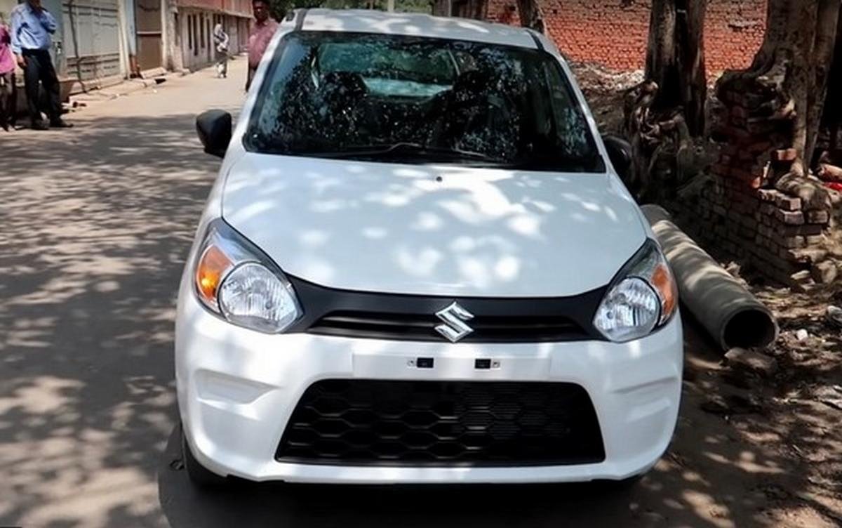 maruti alto 800 white front angle