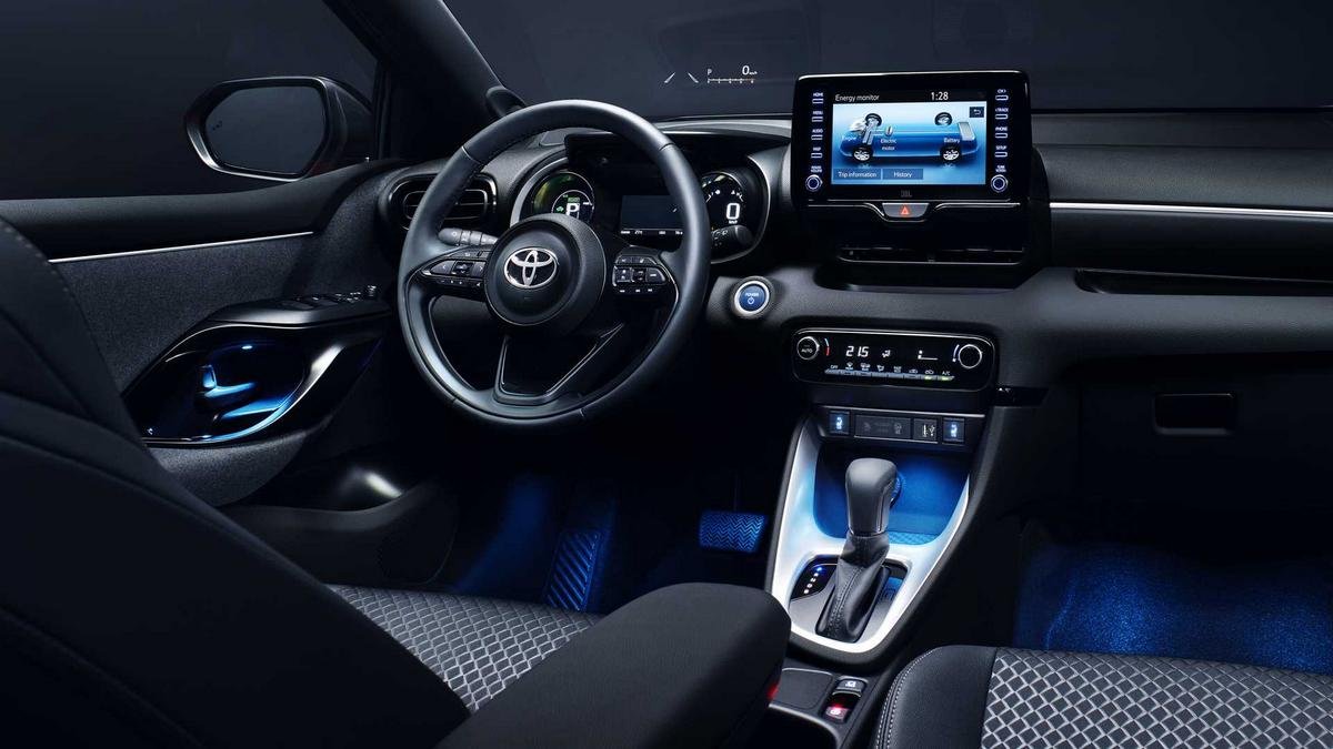 2020 toyota yaris interior dashboard