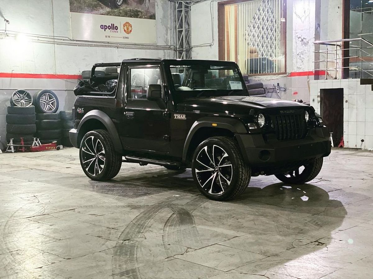 New Mahindra Thar With 22-inch Rims Looks Gawky Yet Cool