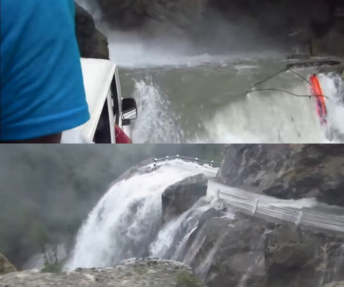 car-crossing-waterfall