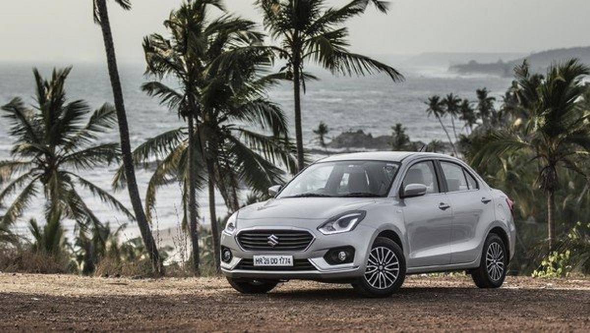 maruti dzire grey front angle