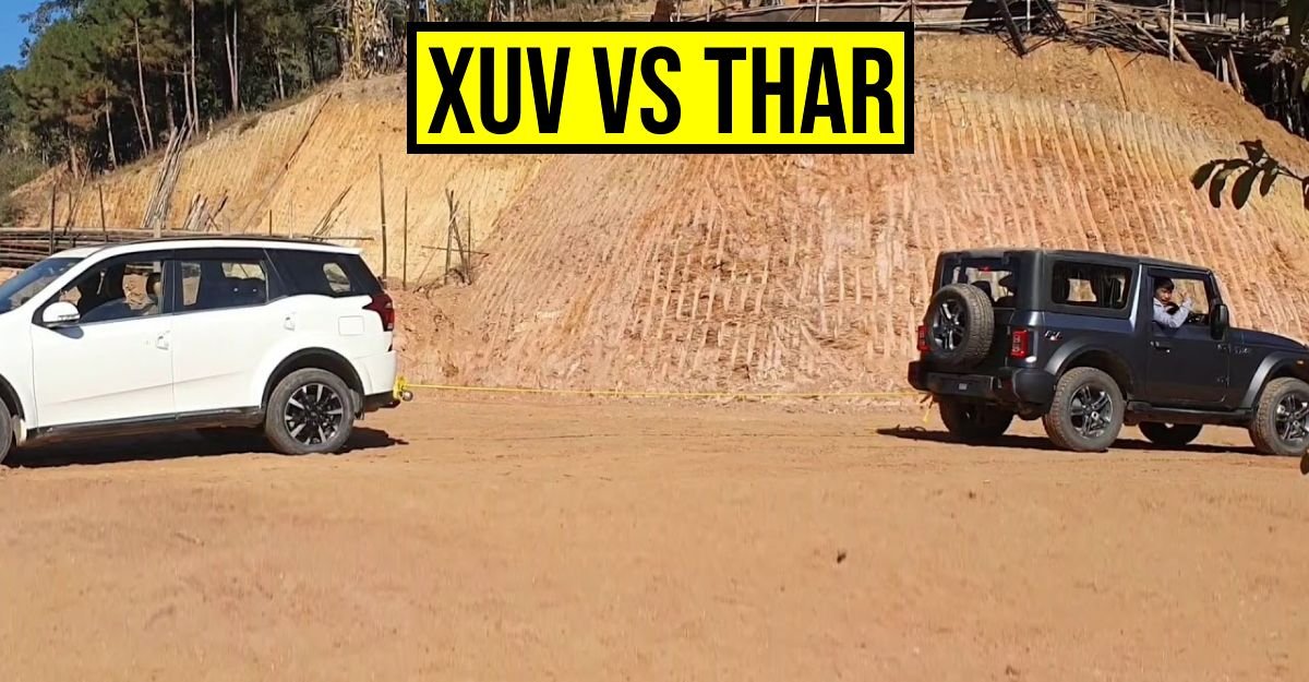 side-look-of-Mahindra-Thar-and-XUV500
