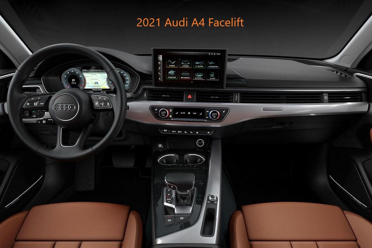 new Audi A4 sedan interior dashboard