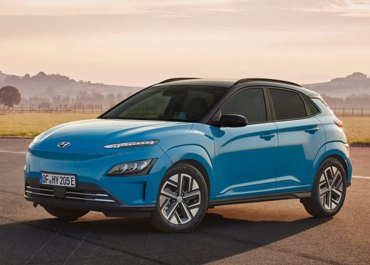 upcoming electric cars in India 2021-Hyundai-Kona-front-side-look