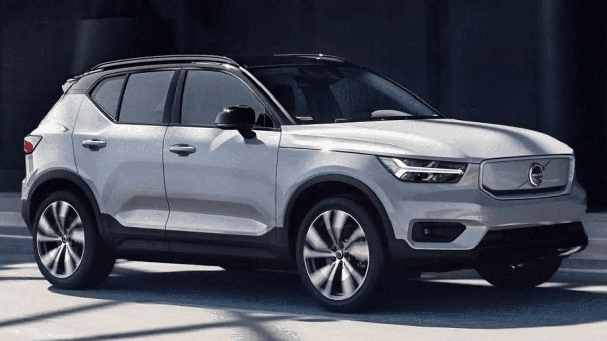 upcoming electric cars in India Volvo-XC40-Recharge-front-side-look