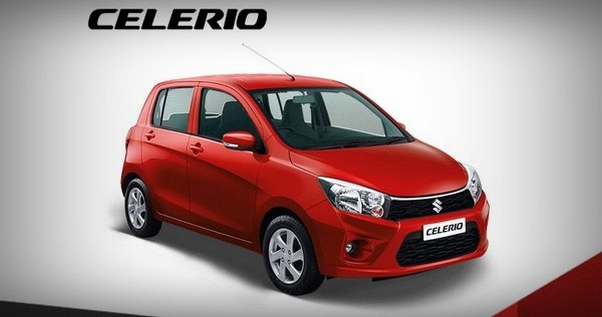 maruti celerio red front view