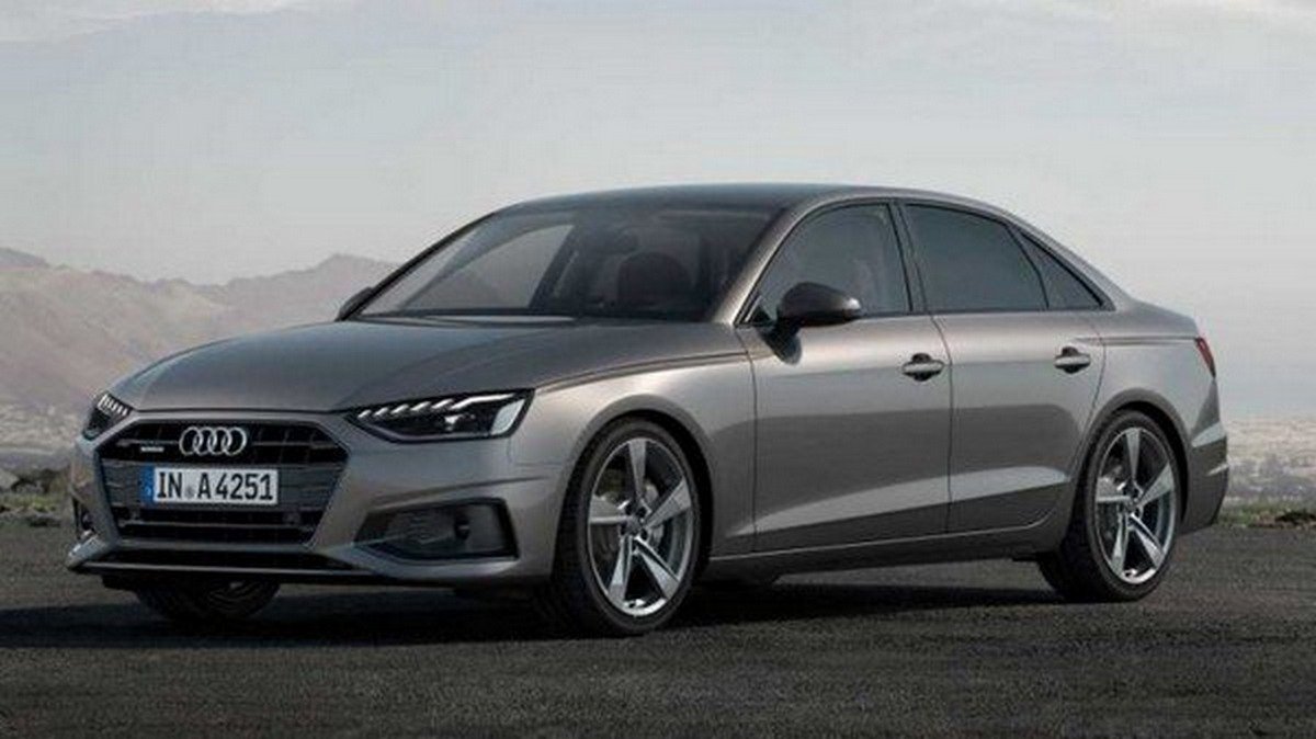 2020 audi a4 silver front angle