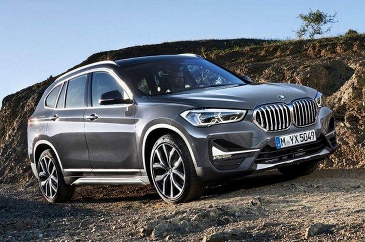 2020 bmw x1 silver front angle