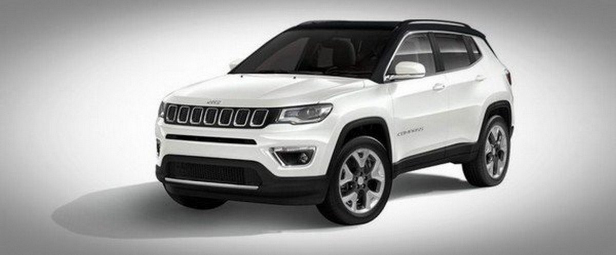2020 jeep compass white front angle
