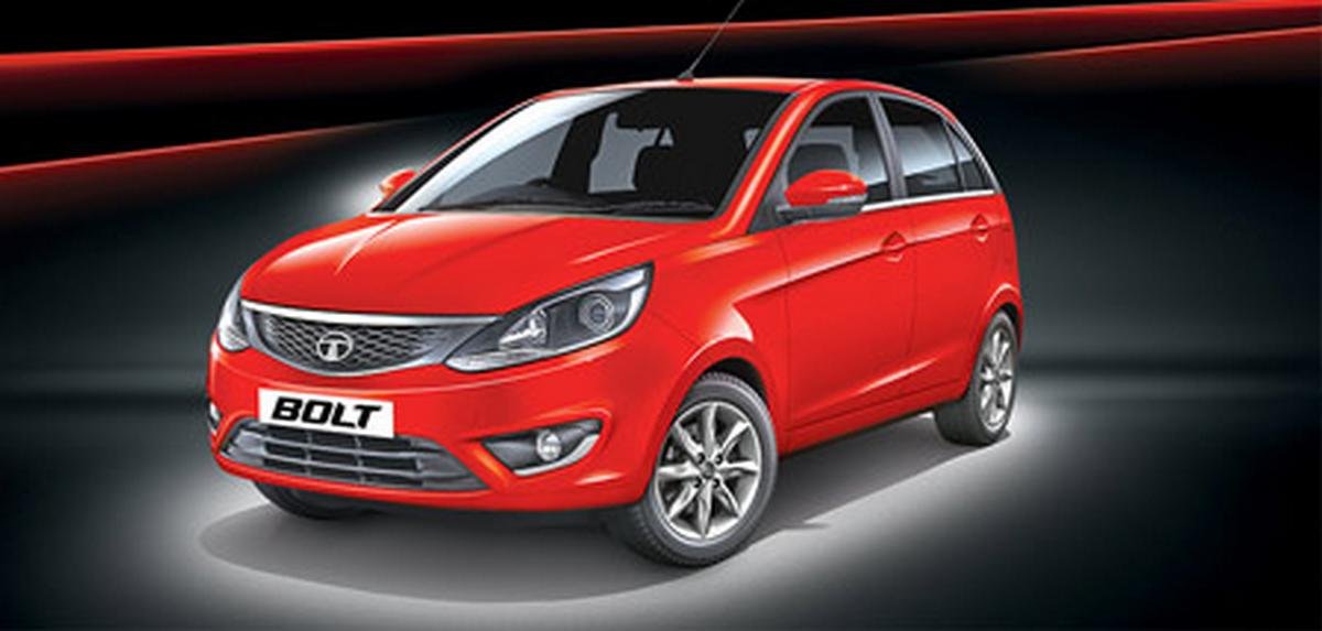 tata bolt red front