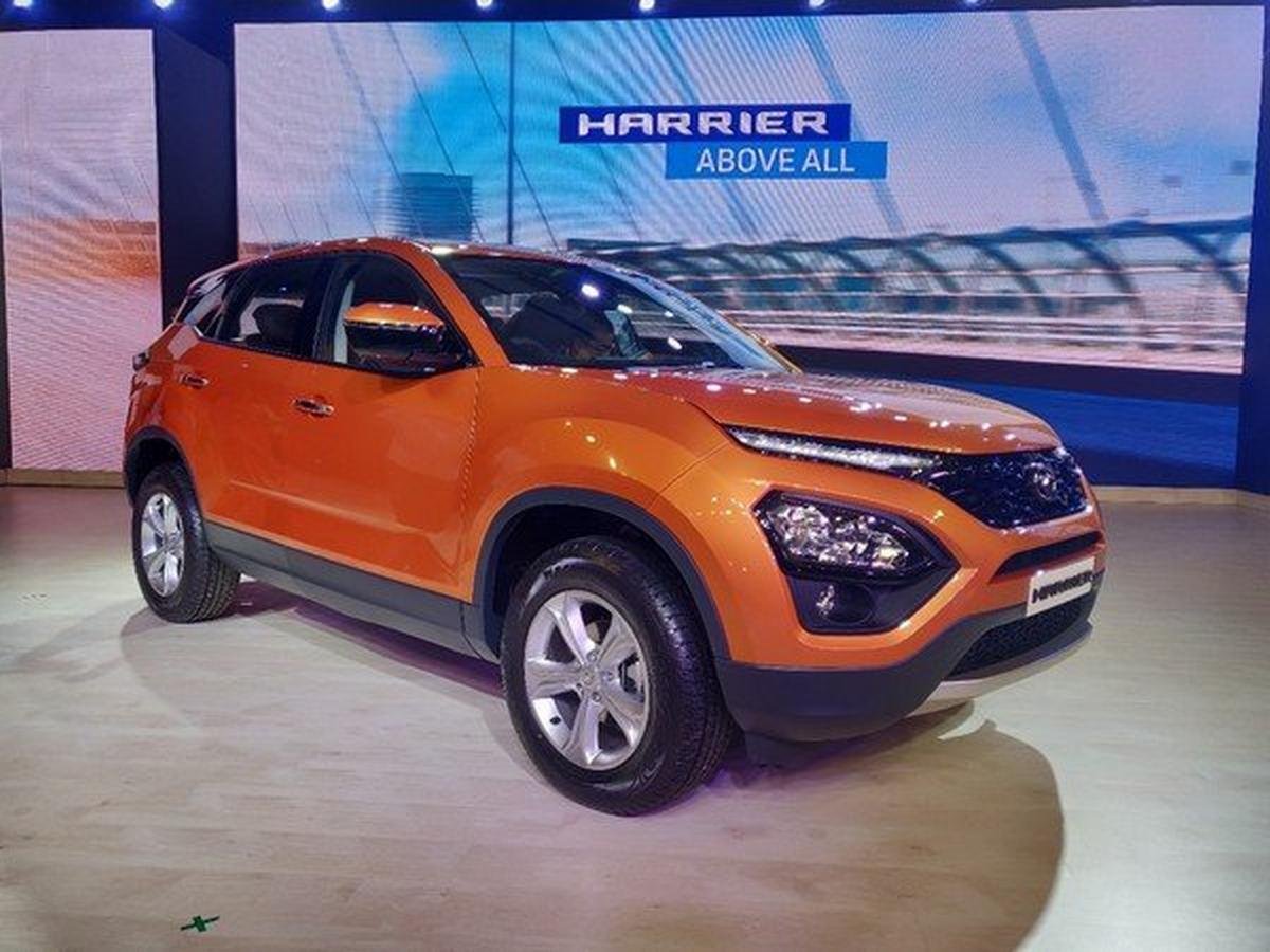 tata harrier front three quarters