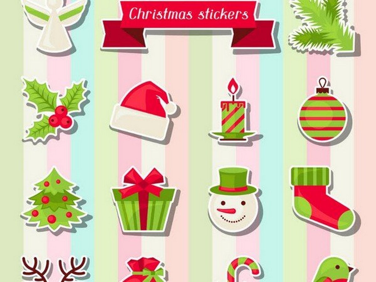 Christmas sticker