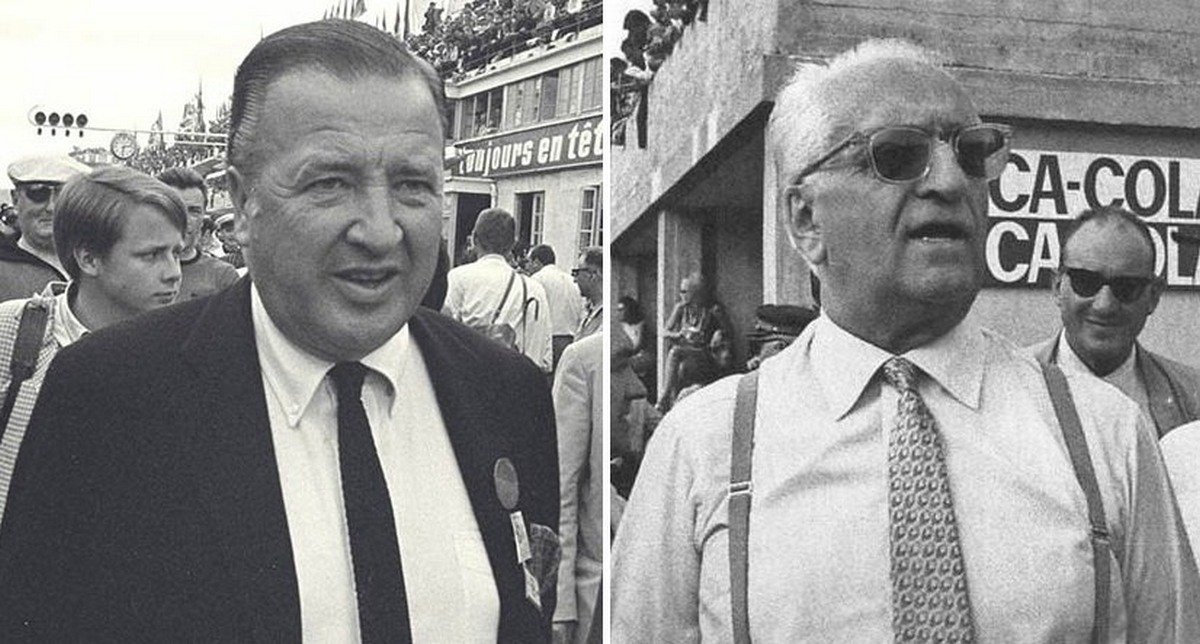 Henry Ford II and Enzo Ferrari