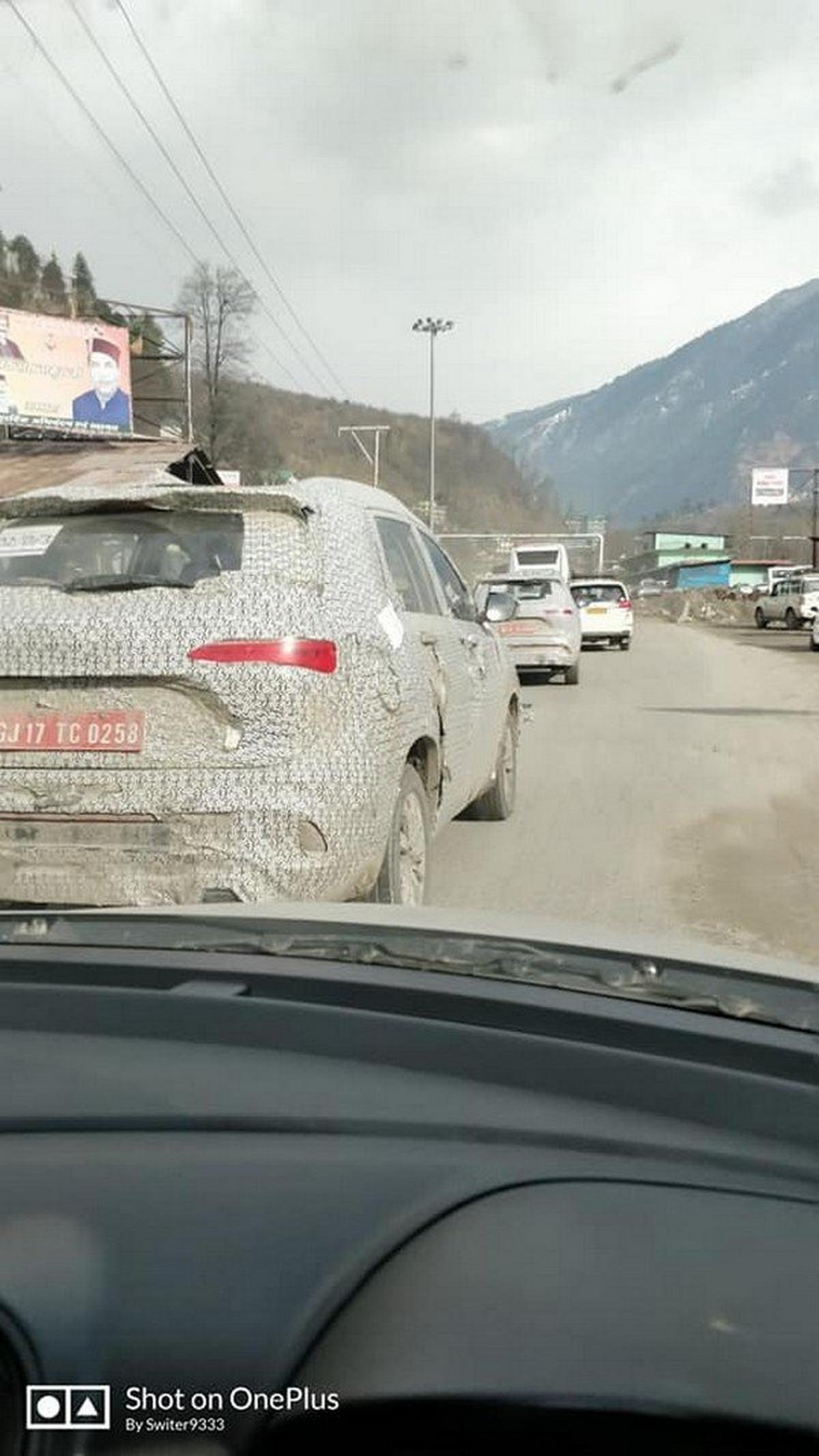 MG Hector SUV 2019 spied
