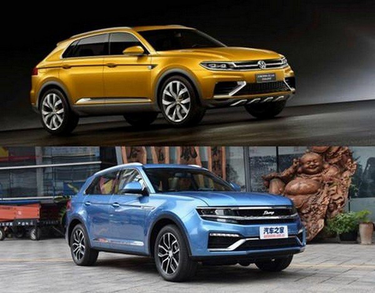 Volkswagen Tiguan Coupe vs Zotye Damai X7