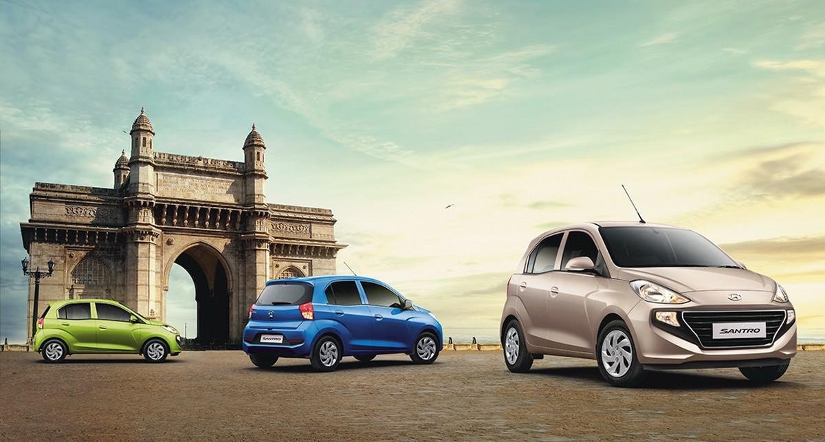 hyundai-santro-gold-blue-and-green-colours