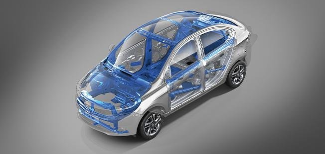 2021 Tata Tigor EV body structure
