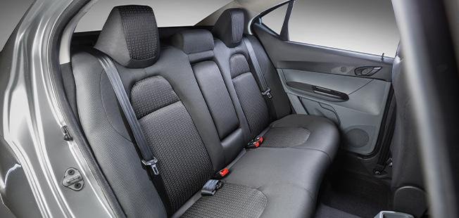 2021 Tata Tigor EV interior rear seats