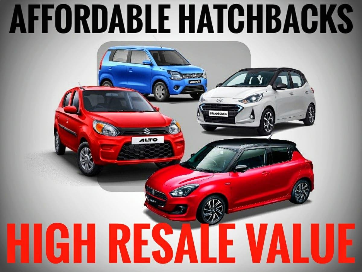best resale value hatchback cars in india