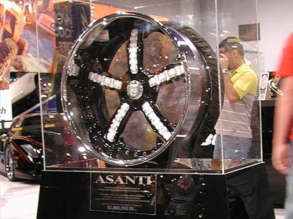 diamond-encrusted wheels by Asanti