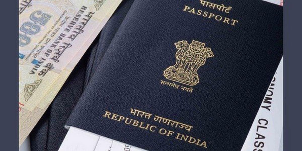 indian passport money and air ticket