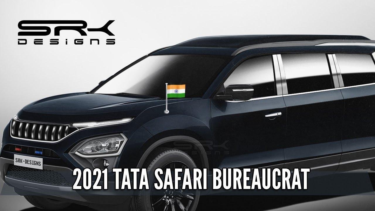 This Tata Safari Bureaucrat Edition Render Looks Imposing
