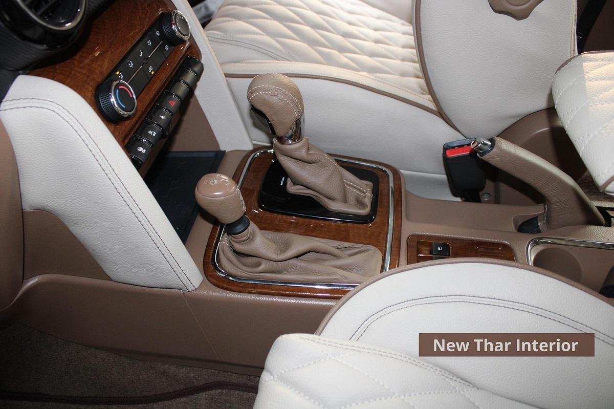 Mahindra Thar With Dual-Tone Beige-Black Interior Looks Upmarket