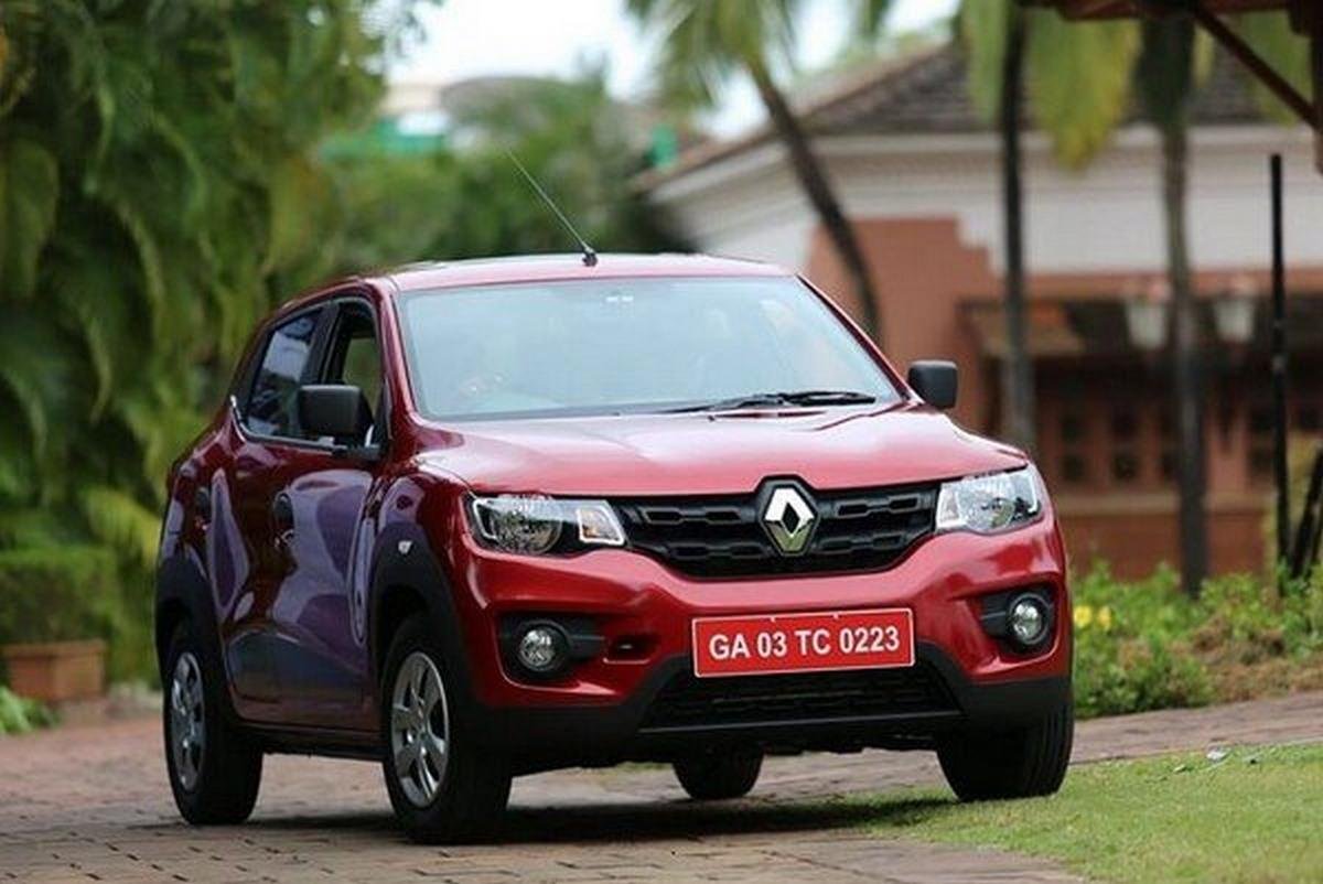 2018 Renault Kwid India red left view