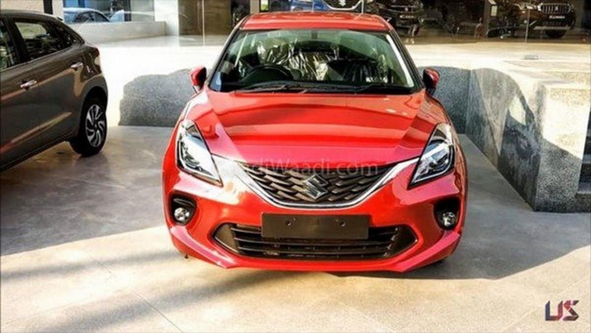 Maruti Suzuki Baleno Delta red phoenix