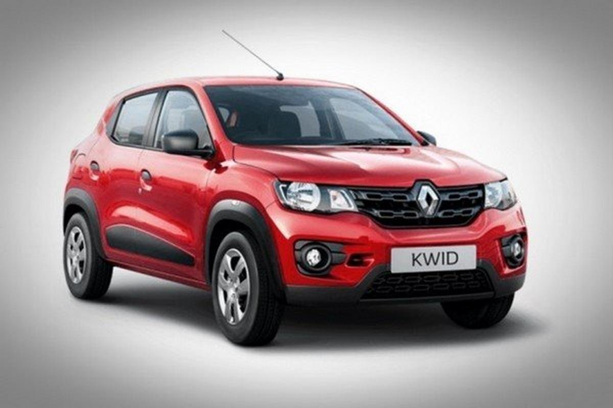 2019 Renault Kwid red left view