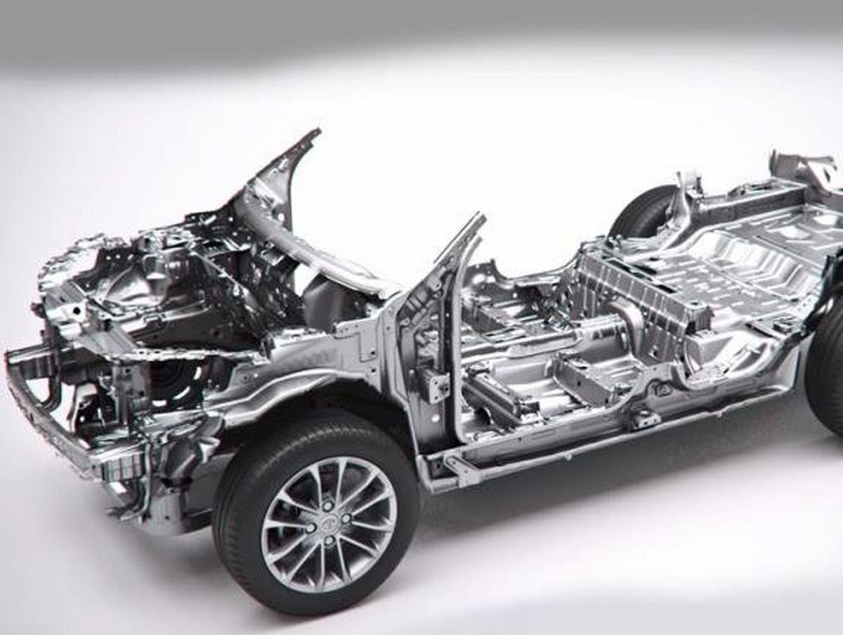 car frame from Tata Motors right to left