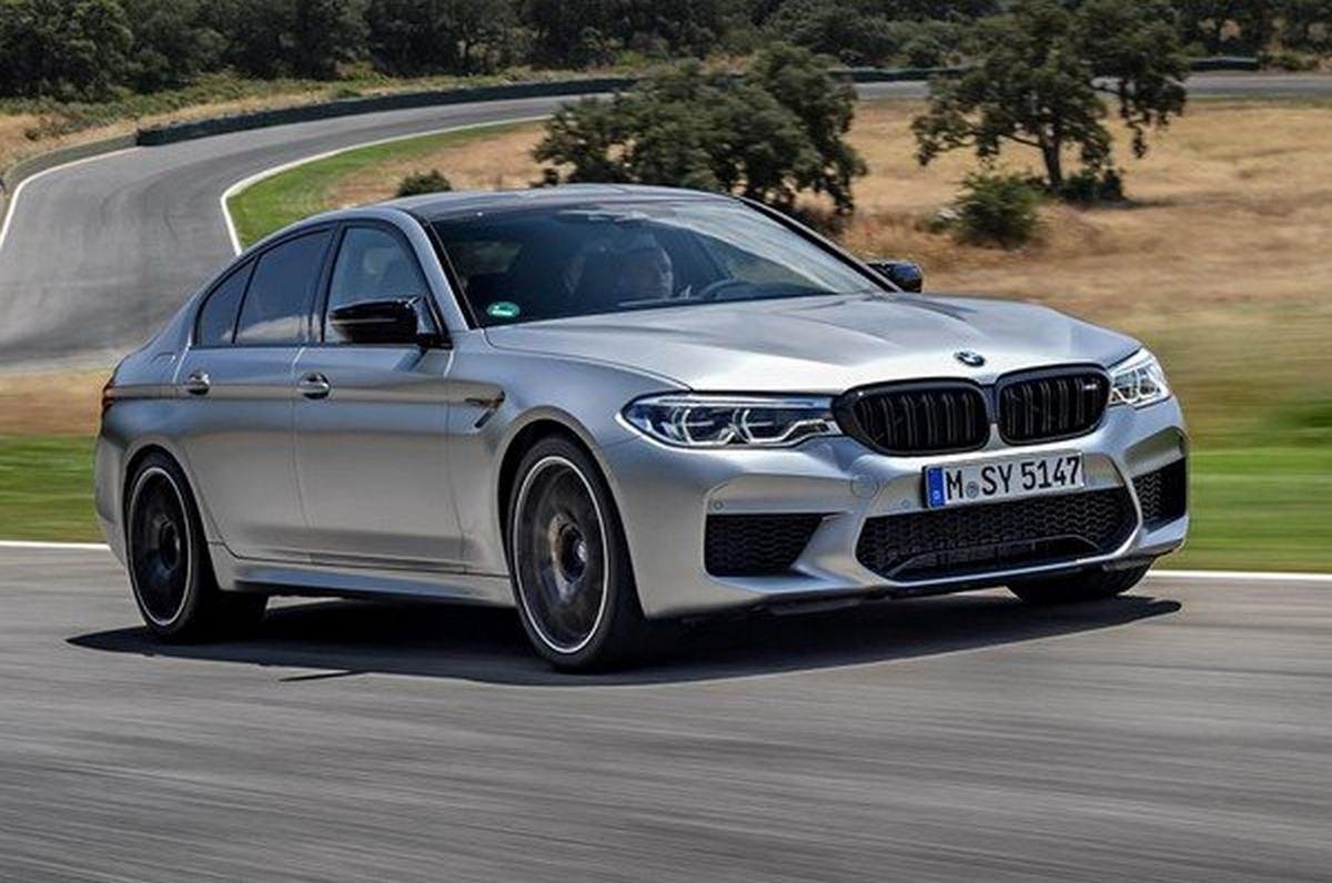 2019 bmw m5 competition silver side profile angle
