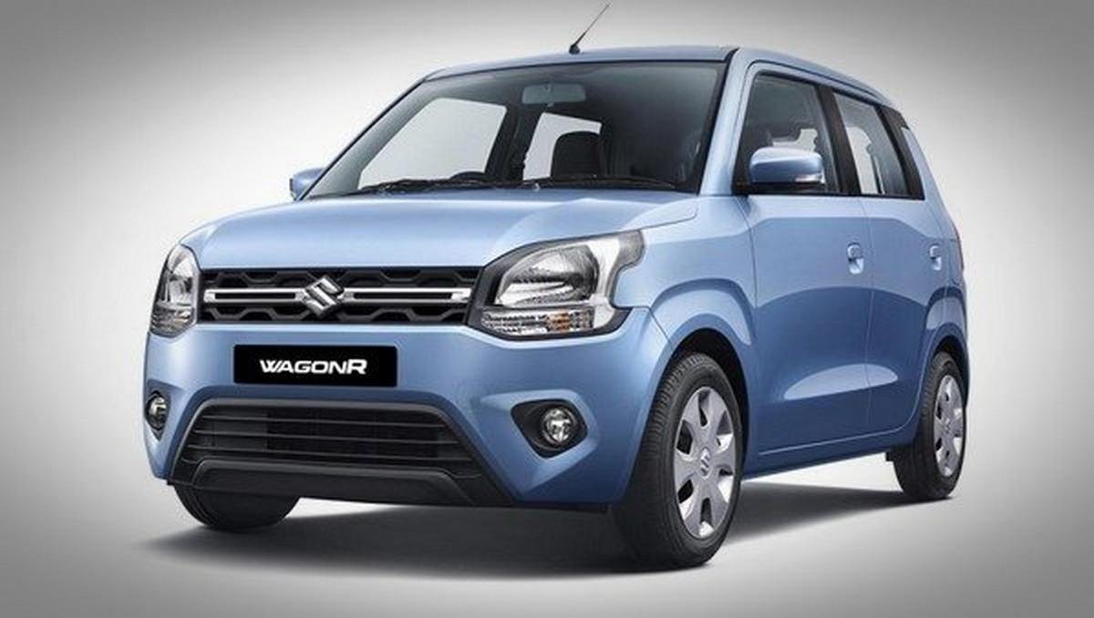 2019 Maruti Wagon R blue right view