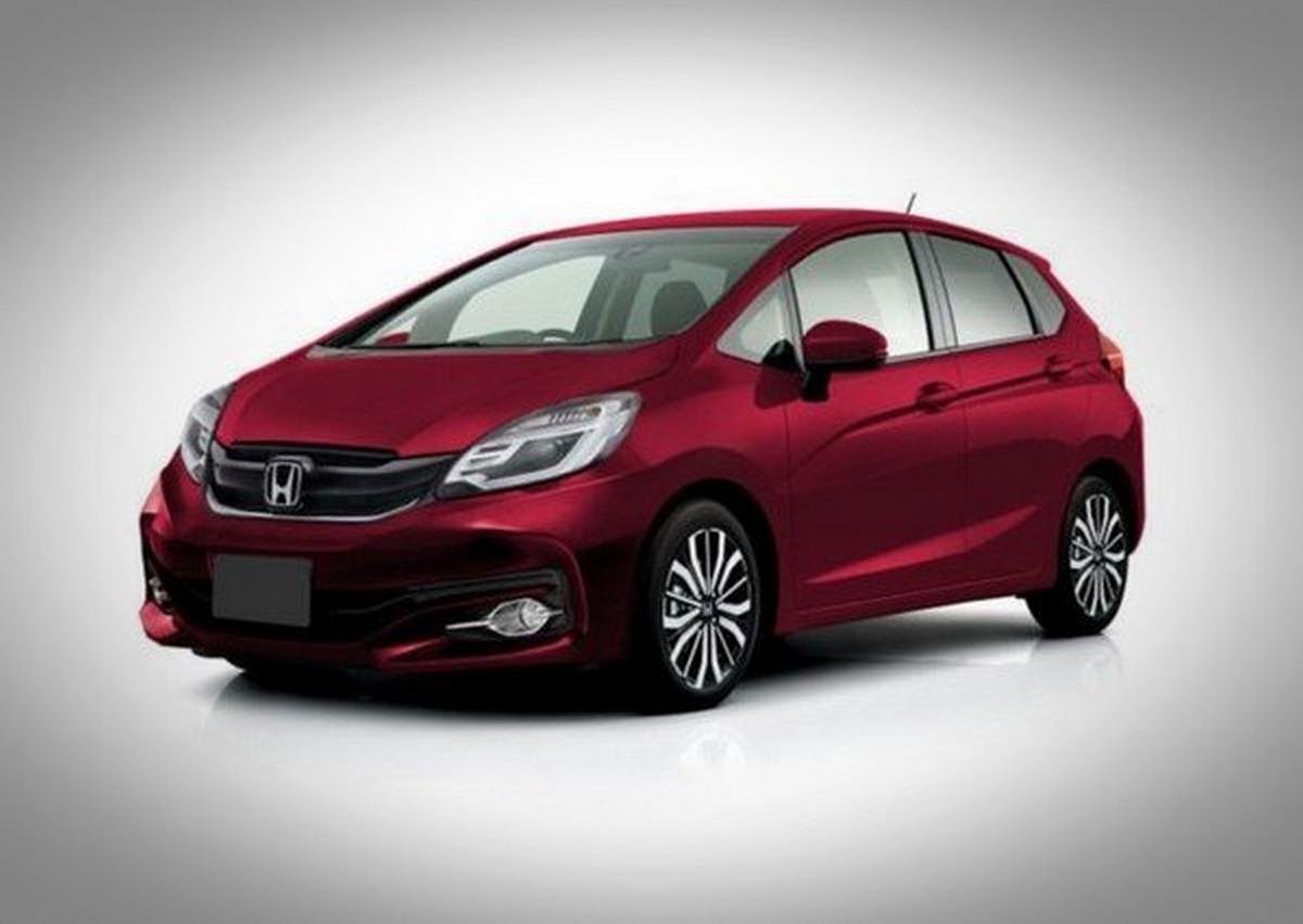2020 honda jazz rendered red front angle