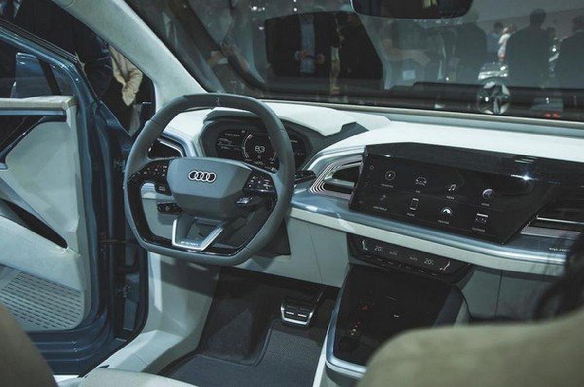 Audi Q4 E-tron SUV concept interior