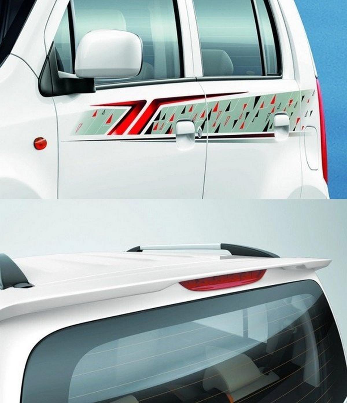  Maruti Suzuki WagonR limited edition body and rear spoiler