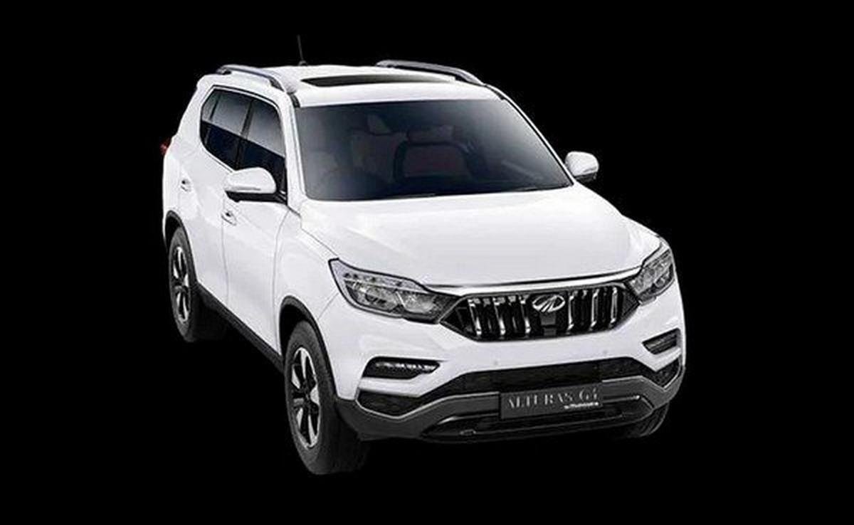 Mahindra Alturas G4 side look white color black background
