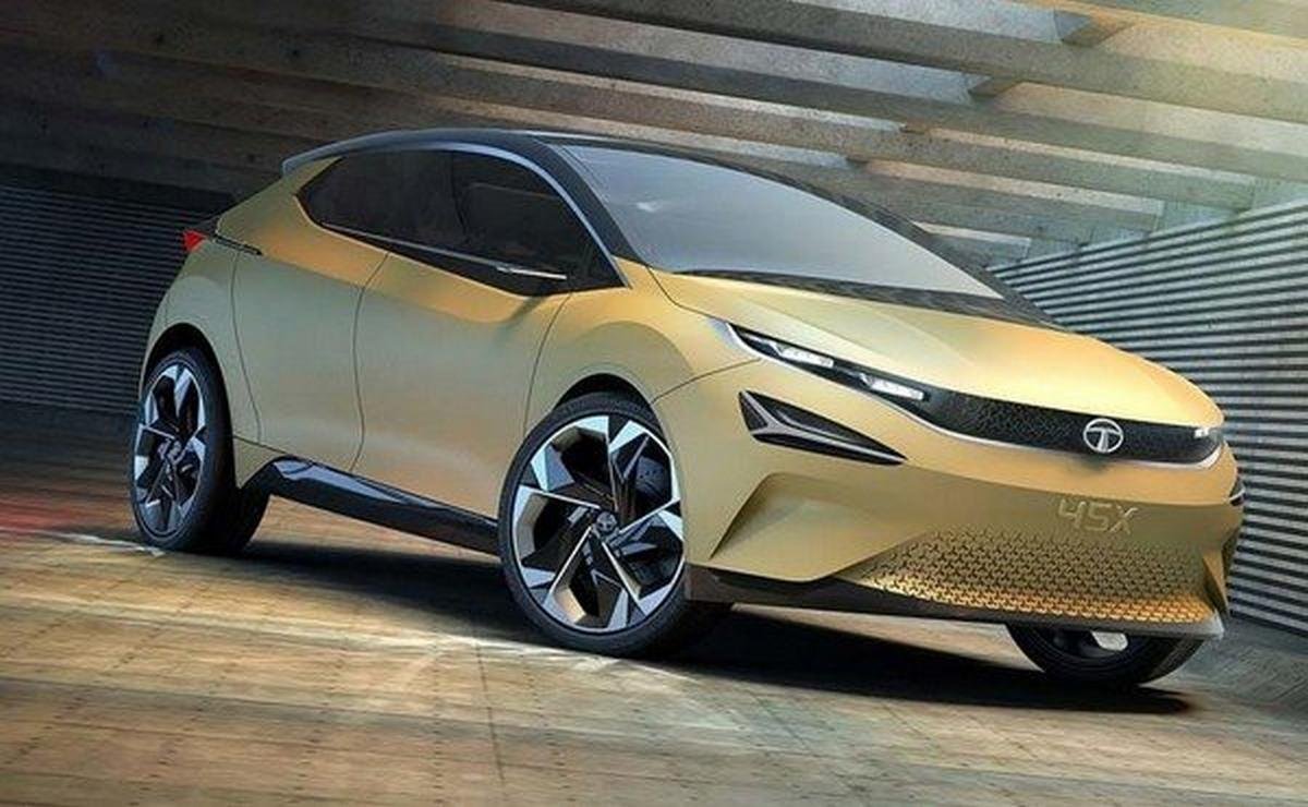 Tata 45x 2019 yellow angular look