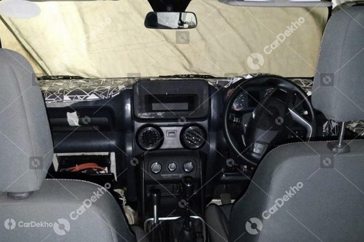 2020 mahindra thar dashboard layout