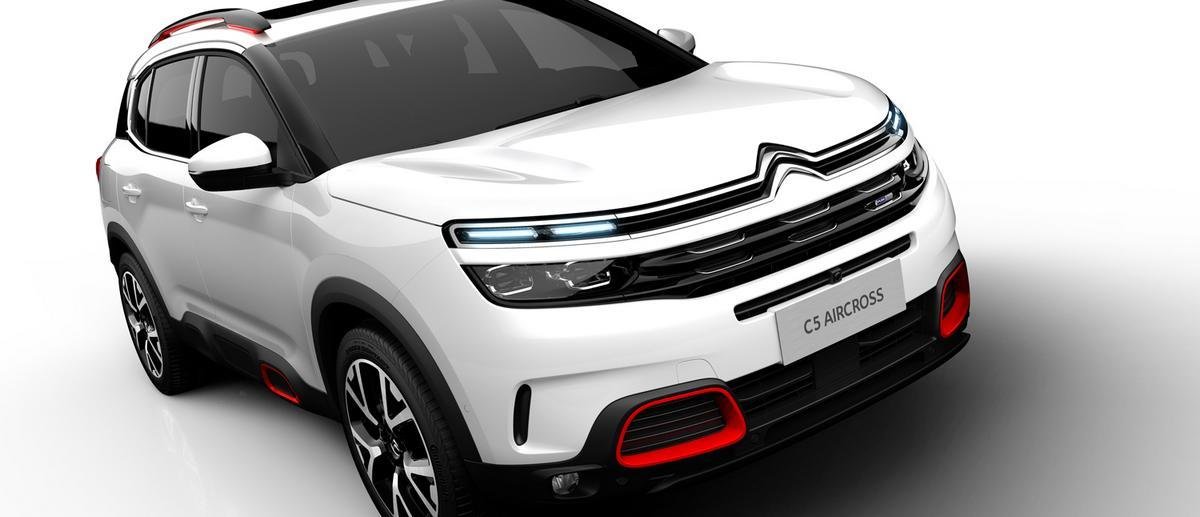 citroen suv - Citroen c5 aircross white front angle