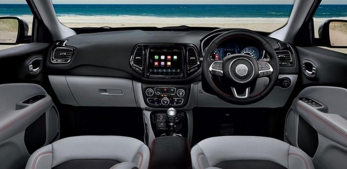 jeep compass interior dashboard
