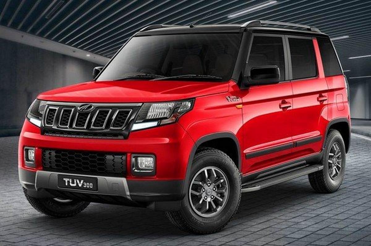 2019 mahindra tuv300 facelift red front angle
