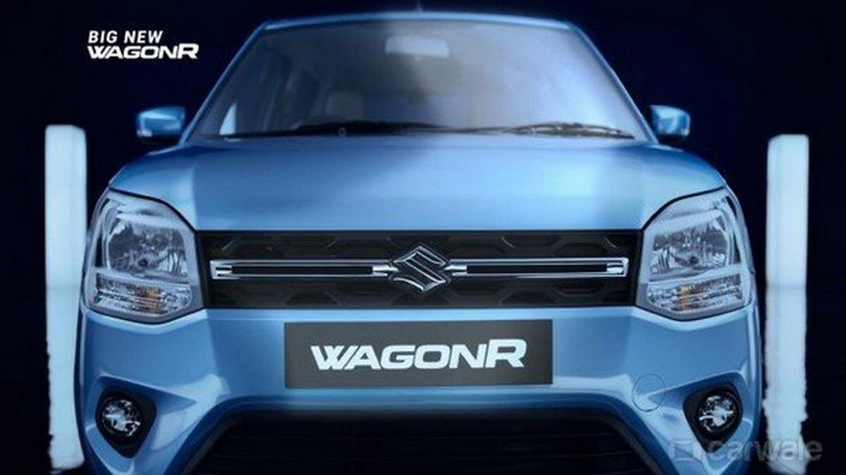 2019 Maruti WagonR, Blue, Front View