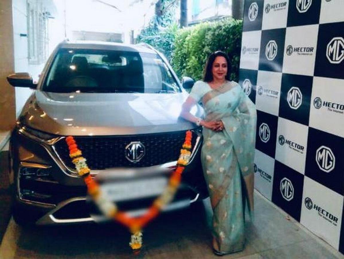 This is Hema Malini's New MG Hector